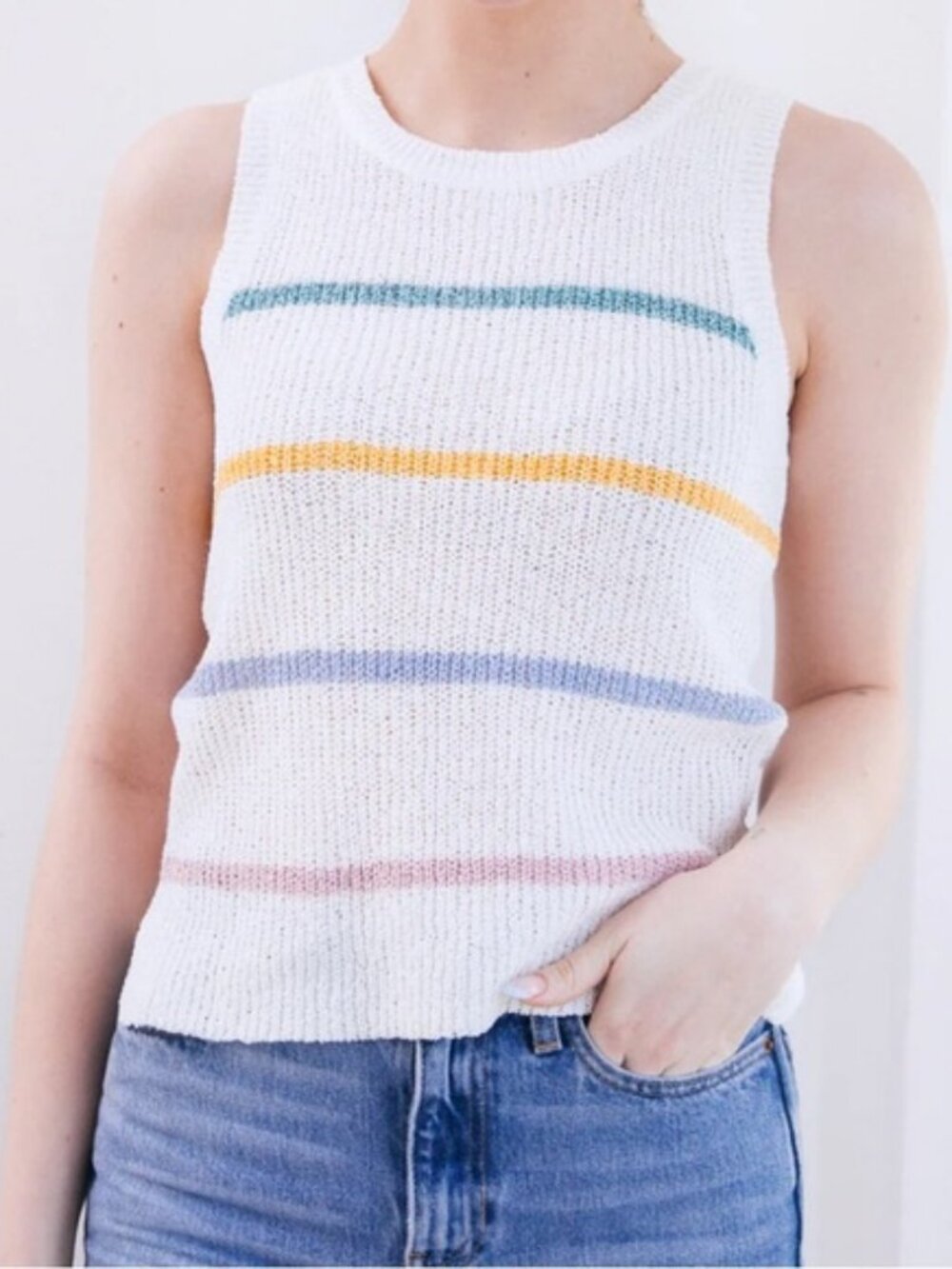 Thread & Supply Knit Tank Top, Size Small